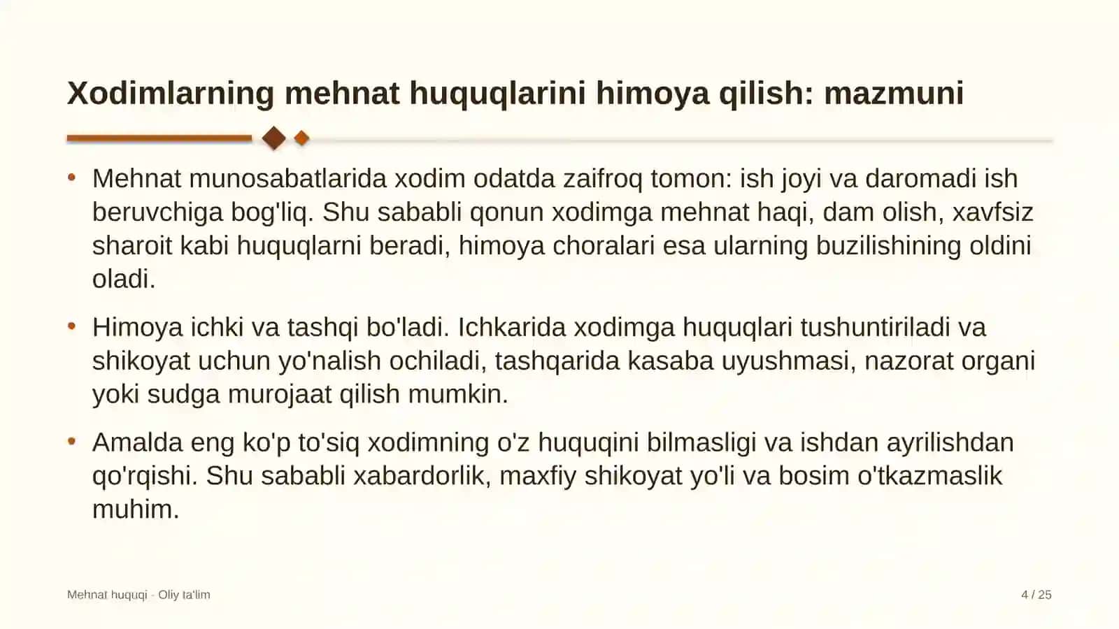 Landshaft dizaynida xodimlarning mehnat huquqlarini himoya qilish 4