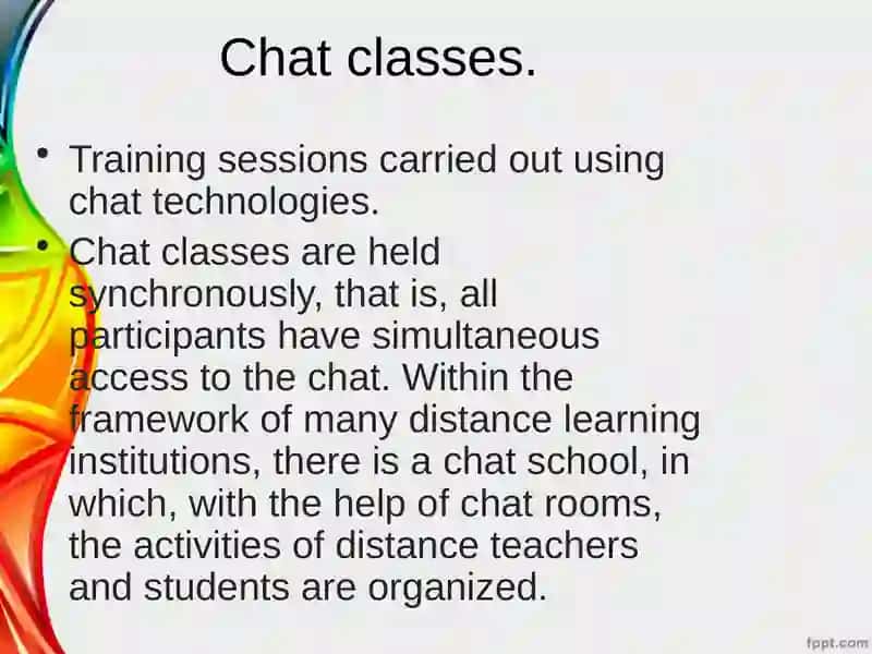 Distance learning 4
