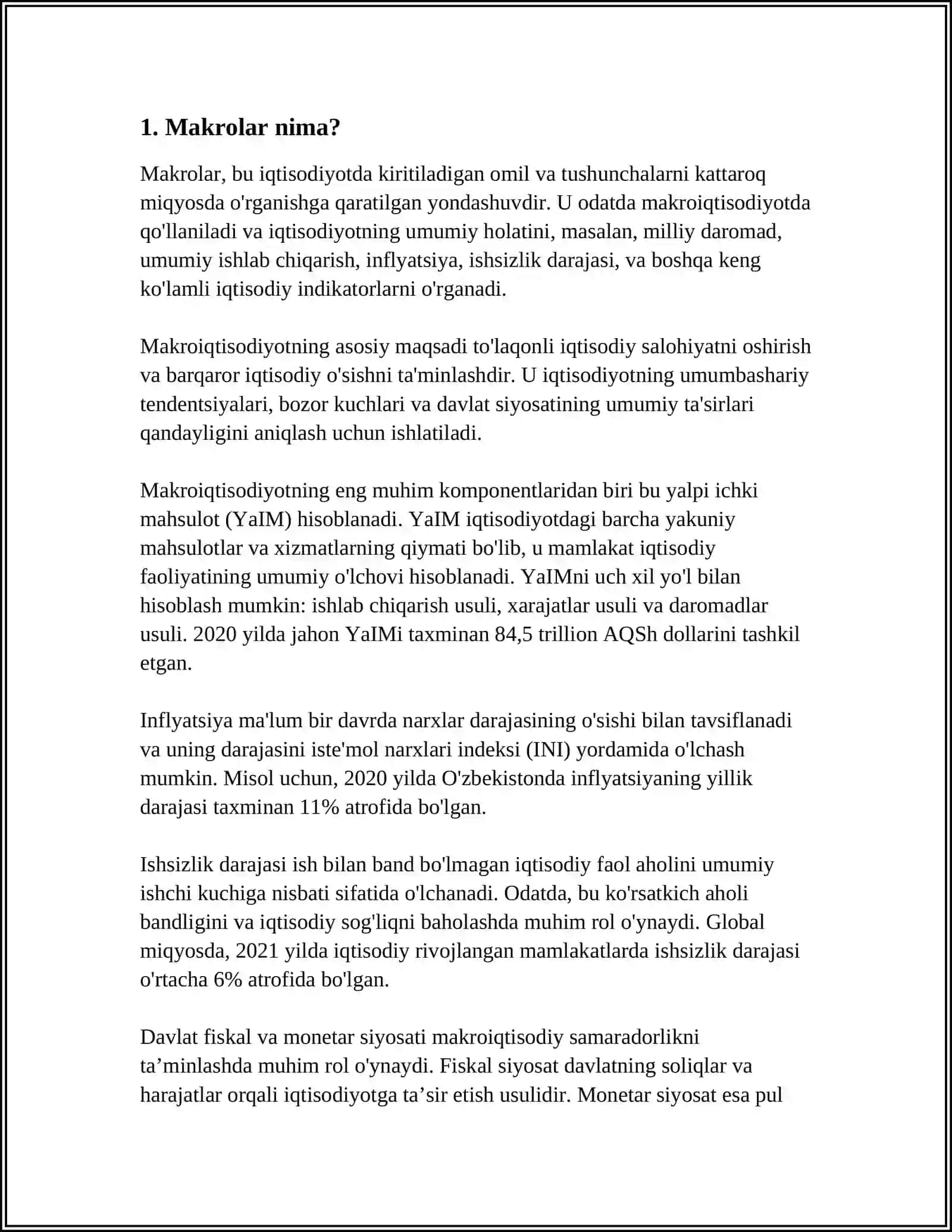MS ACCESS DA MAKROBUYRUQLAR (MAKROSLAR) 4