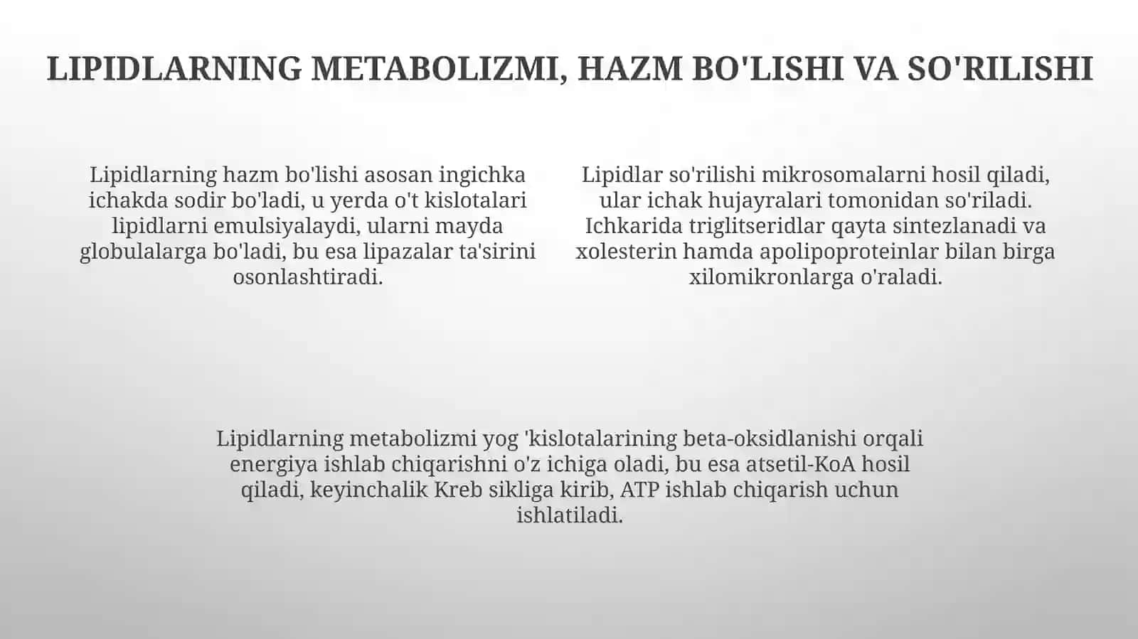 Udlevodlar  va Lipidlar 4