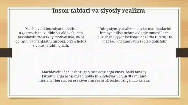 Makiavellining "Xukmdor" asari 4