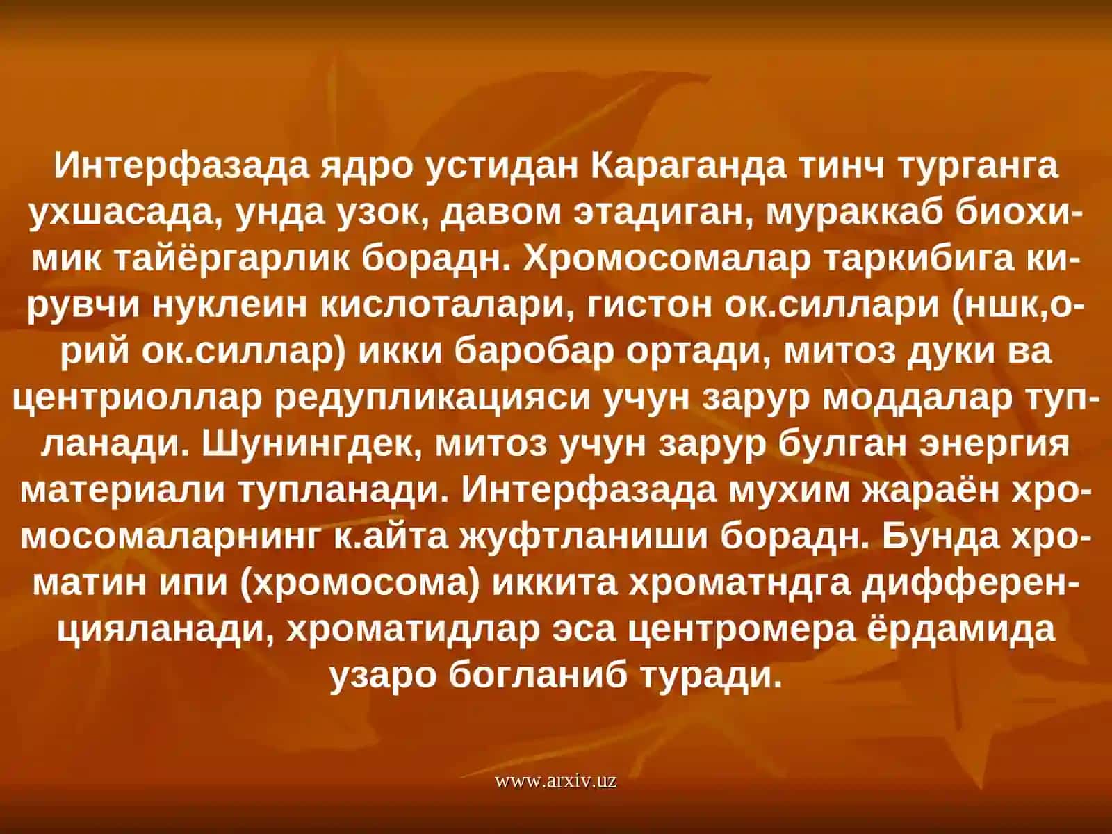 Митоз булиниши 4