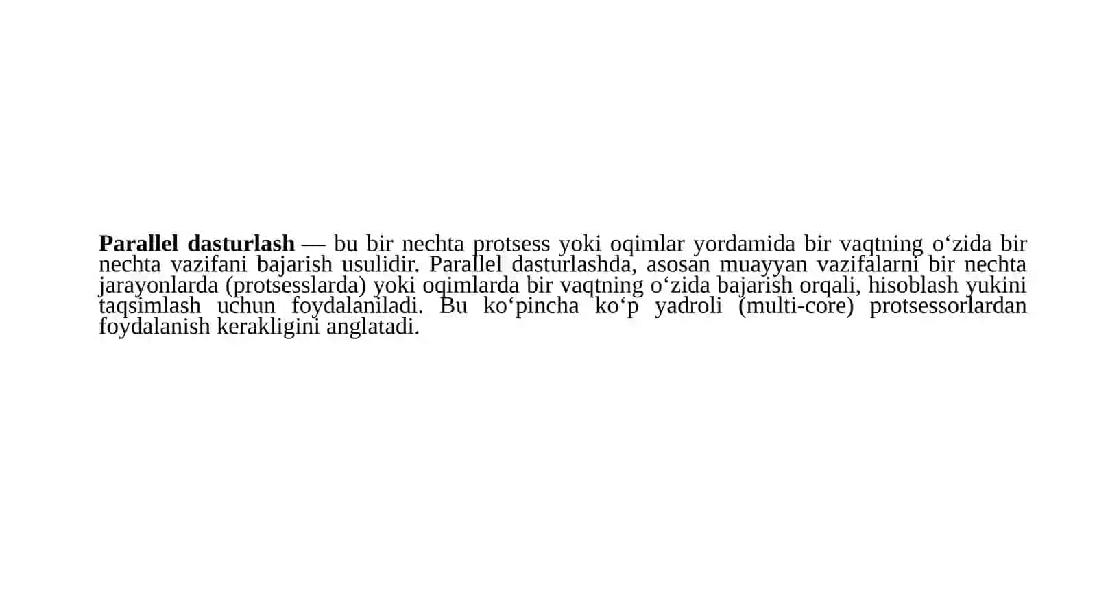 Parallel hisoblashga kirish, Parallellashtirishni rejalashtirish 4