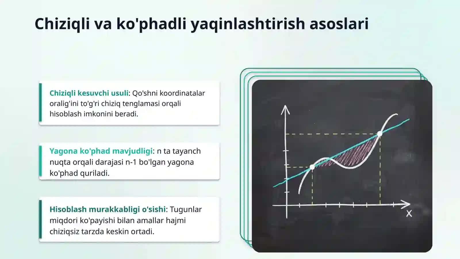 İnterpolatsiya Va ekstrapolyatsiya 4