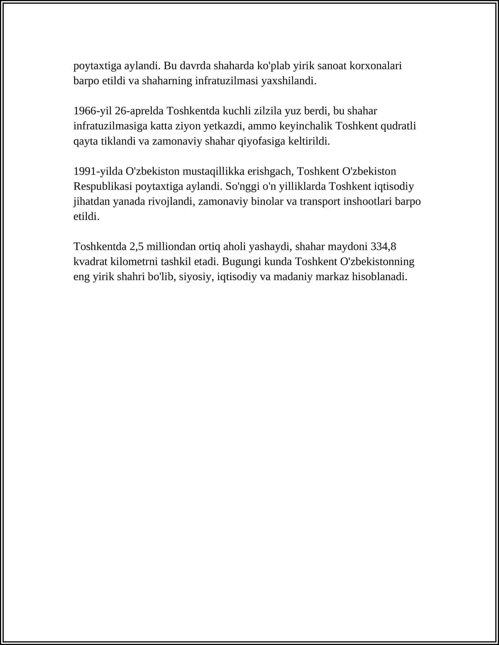 Toshkent shahar tarixi 4