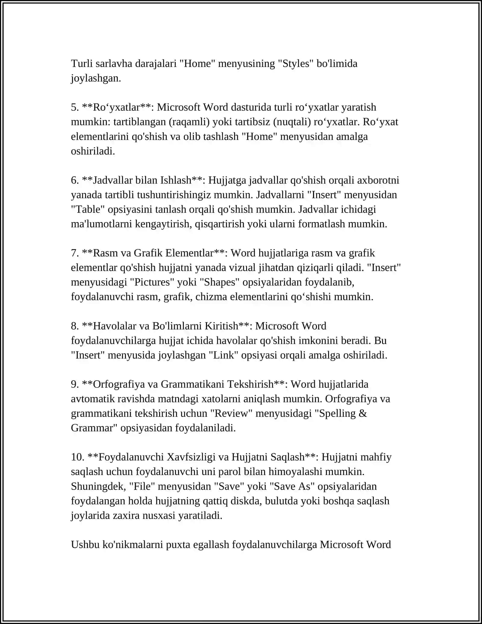 SKILL DEVELOPMENT COURSE MS OFFICE 4