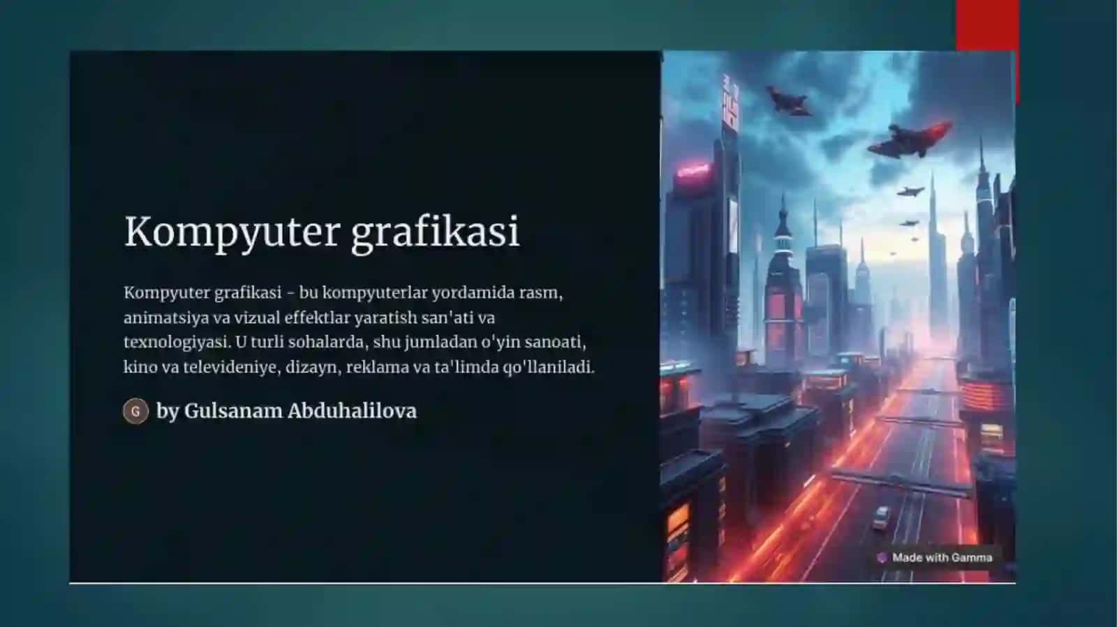 Kompyutergrafikasi haqida 4