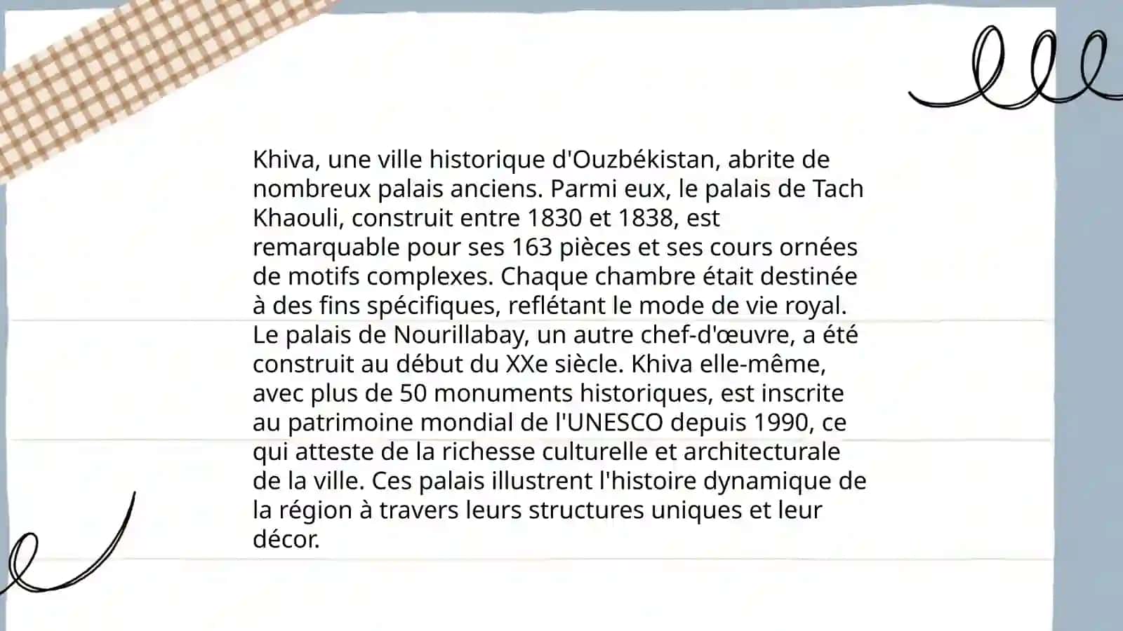 L'architecture médiévale de Khiva 4