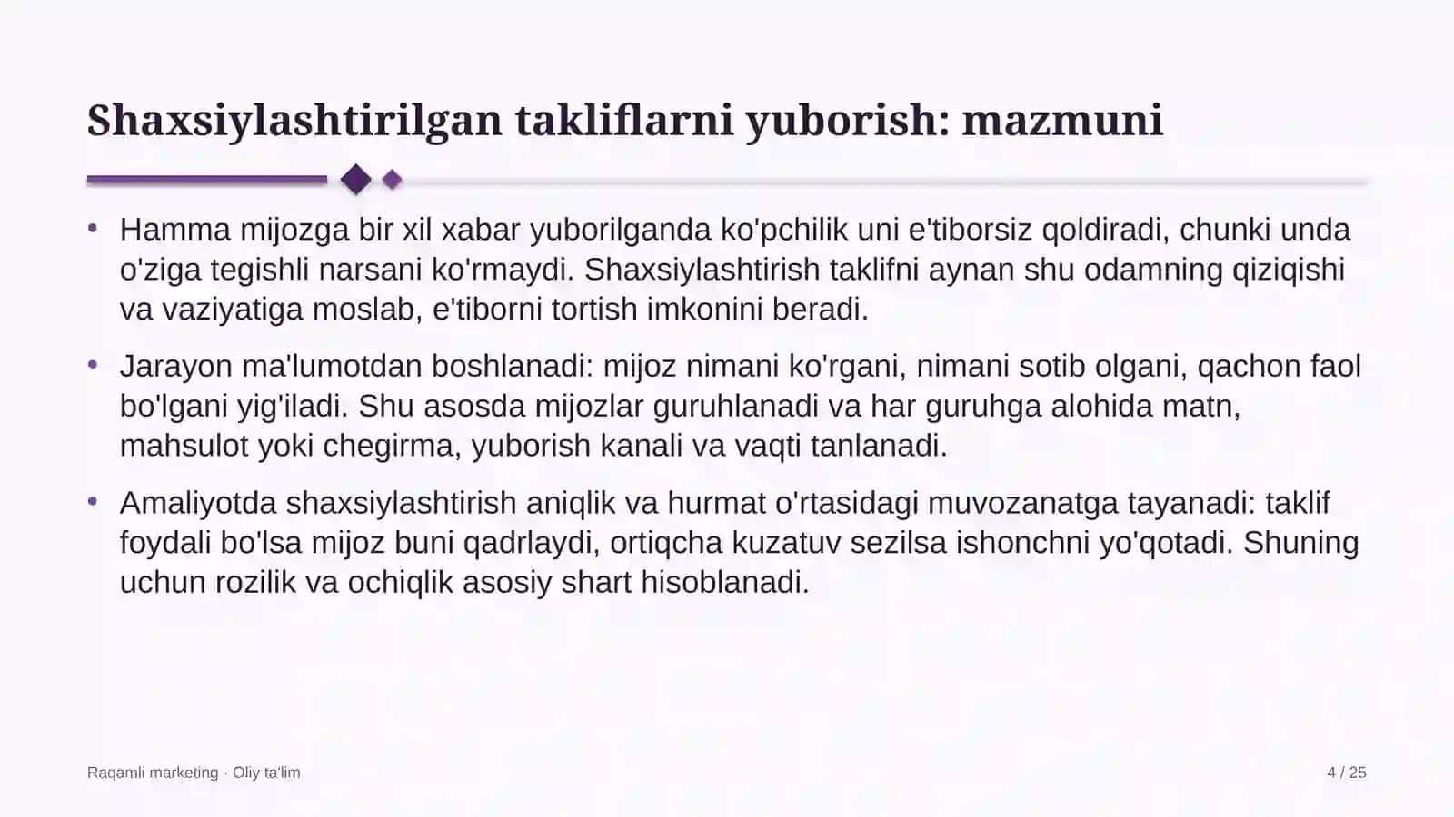 Kasb-hunar maktablarida shaxsiylashtirilgan takliflarni yuborish 4