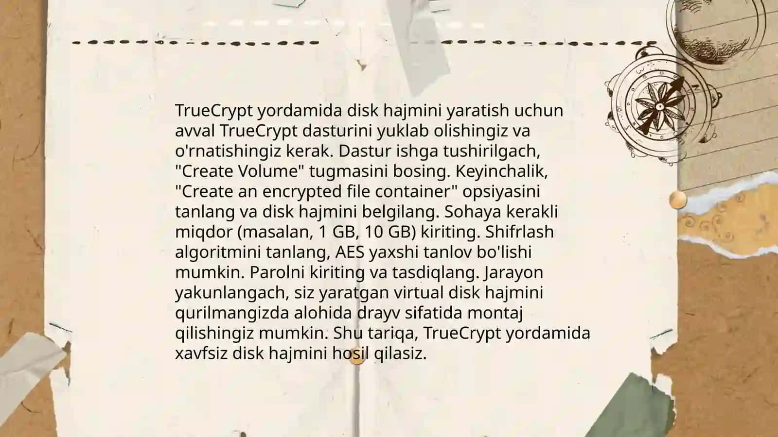 TrueCrypt dasturi 4