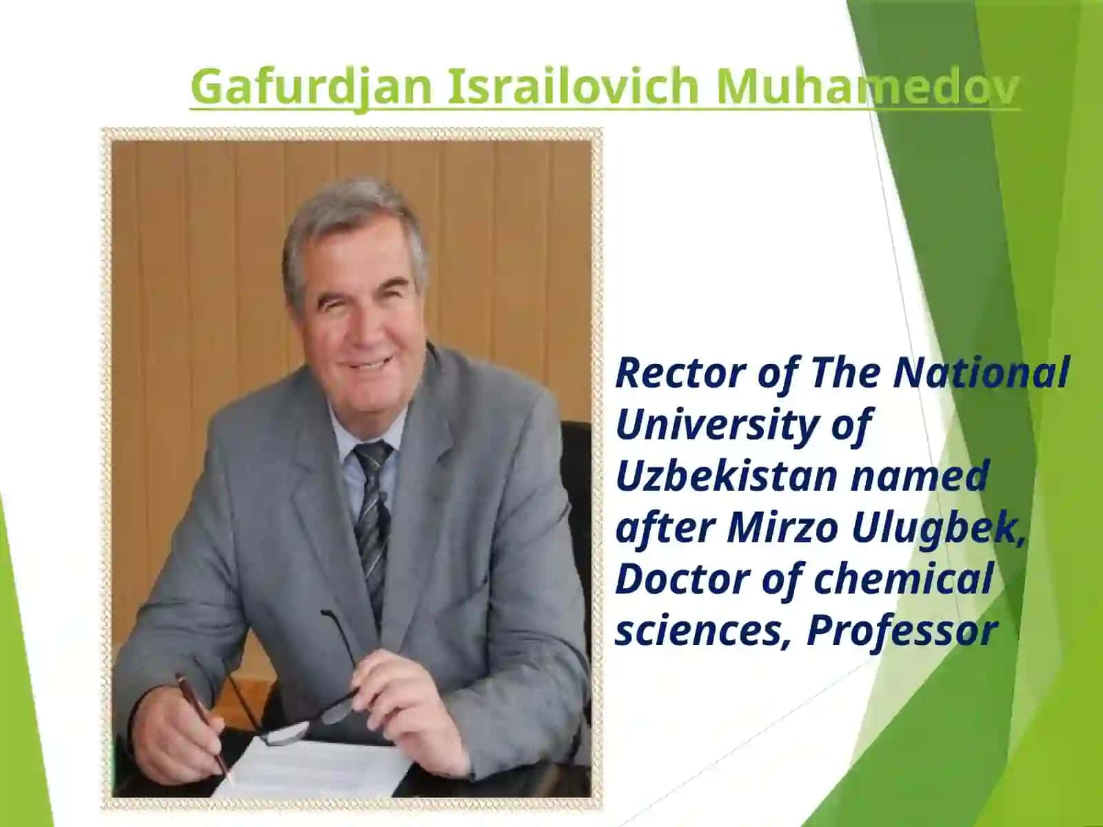 National University of Uzbekistan Presentation 4