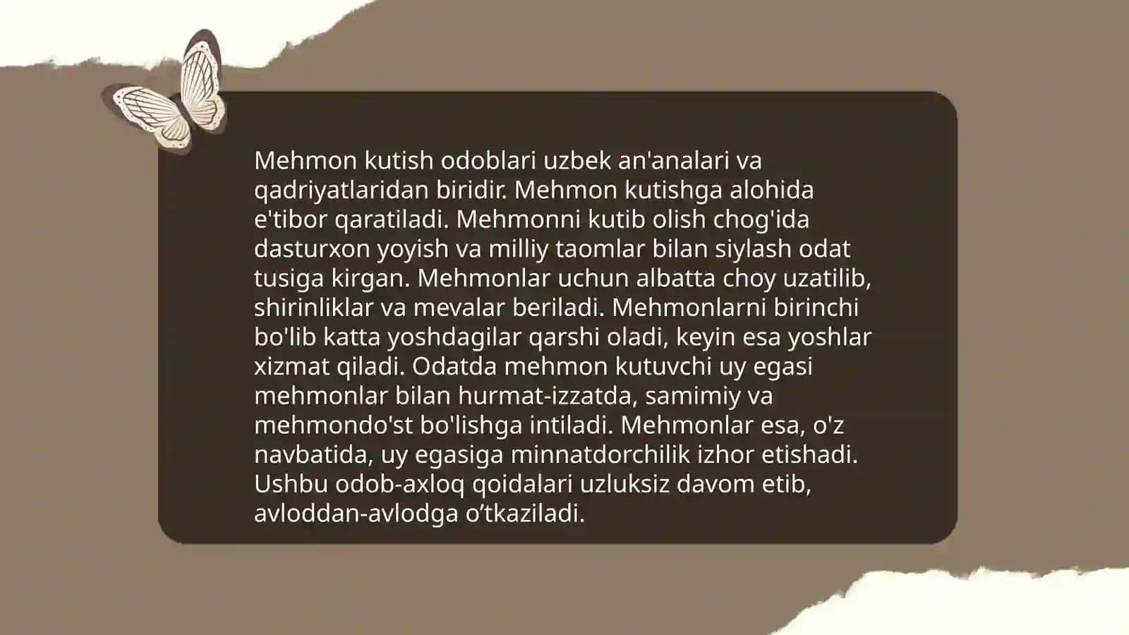 Ijtimoiy odoblar 4