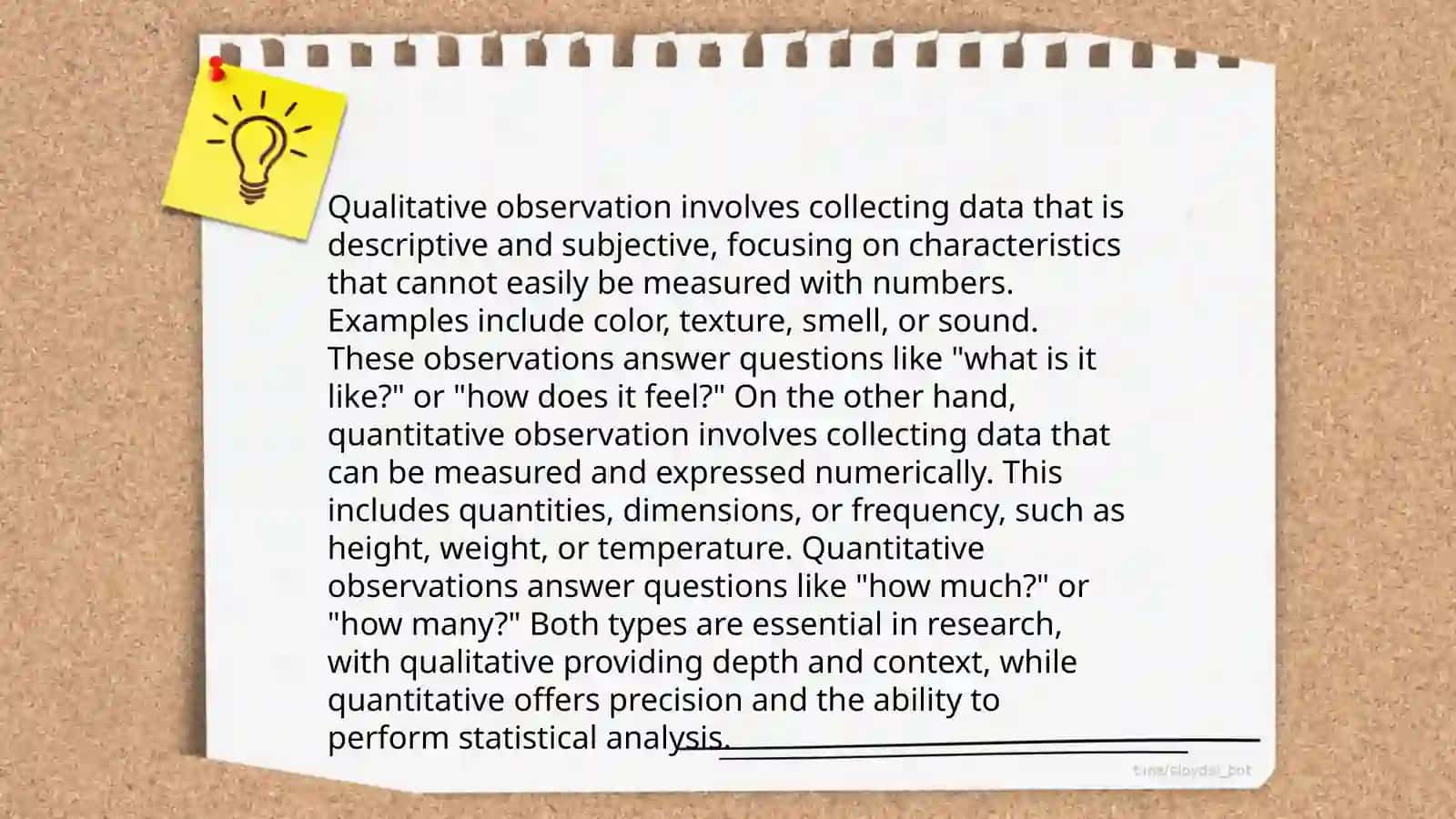 Observation and Evaluation Technical 4