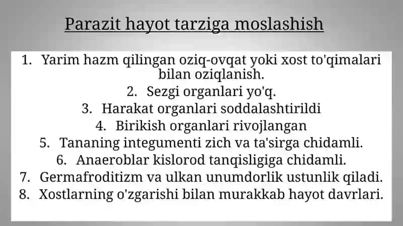Qurtlar parazitlardir 4