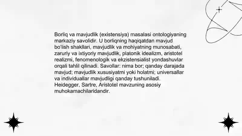 Borliq-falsafasi(Ontologiya) 4