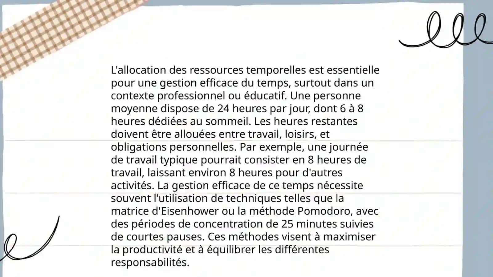 Temps dans le processus de traduction et gestion de l'efficacité 4