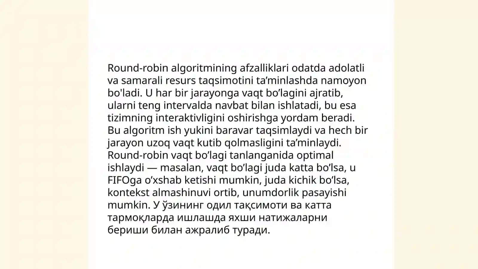 Round-Robin algoritmi 4