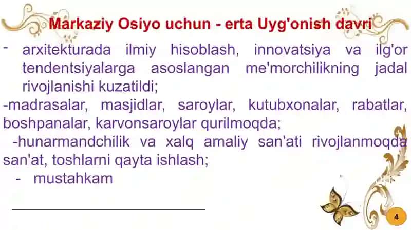 O`ZBEKISTONNING ENG YANGI TARIXI 4