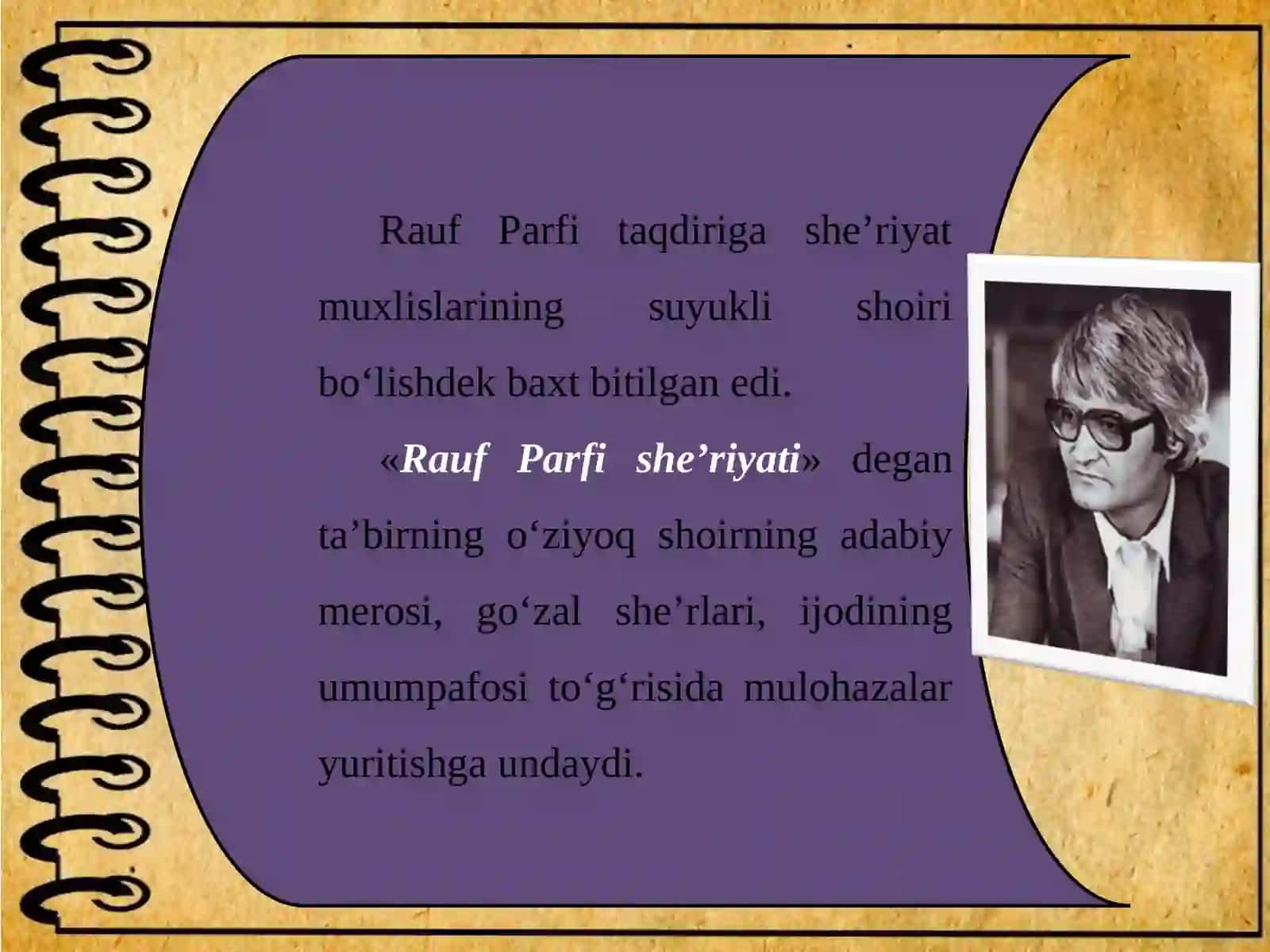 Rauf Parfi she’rlari haqida 4