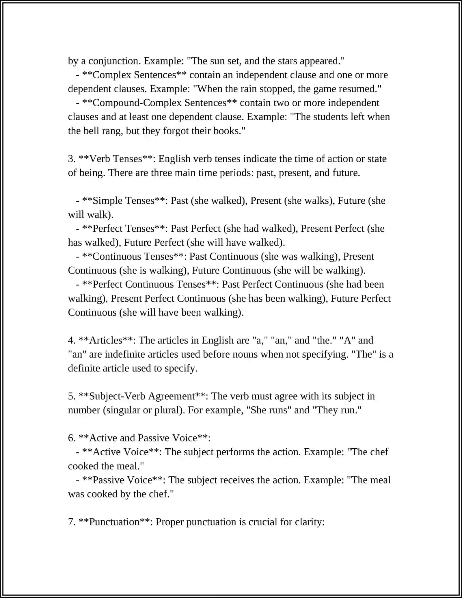 English Grammar Overview 4