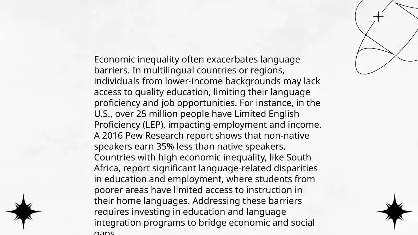 Linguistic diversity and poverty 4