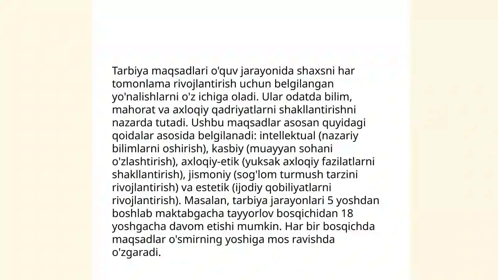 Tarbiya Turlari 4
