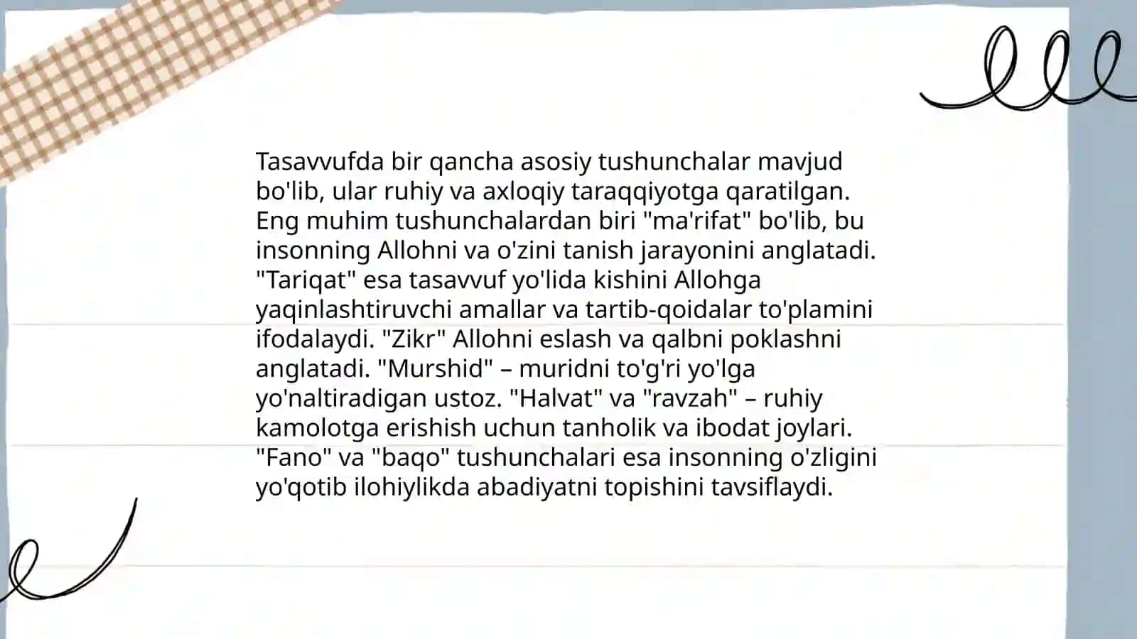 Tasavvuf va hozirgi zamon 4