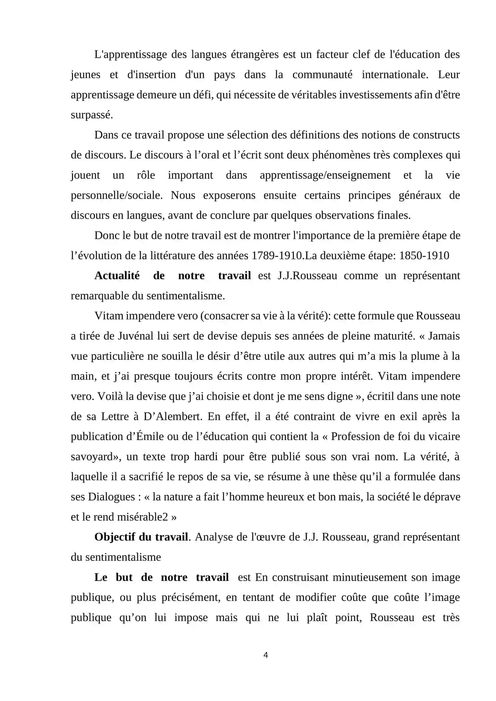 J.J.Rousseau comme un représentant remarquable du sentimentalisme 4