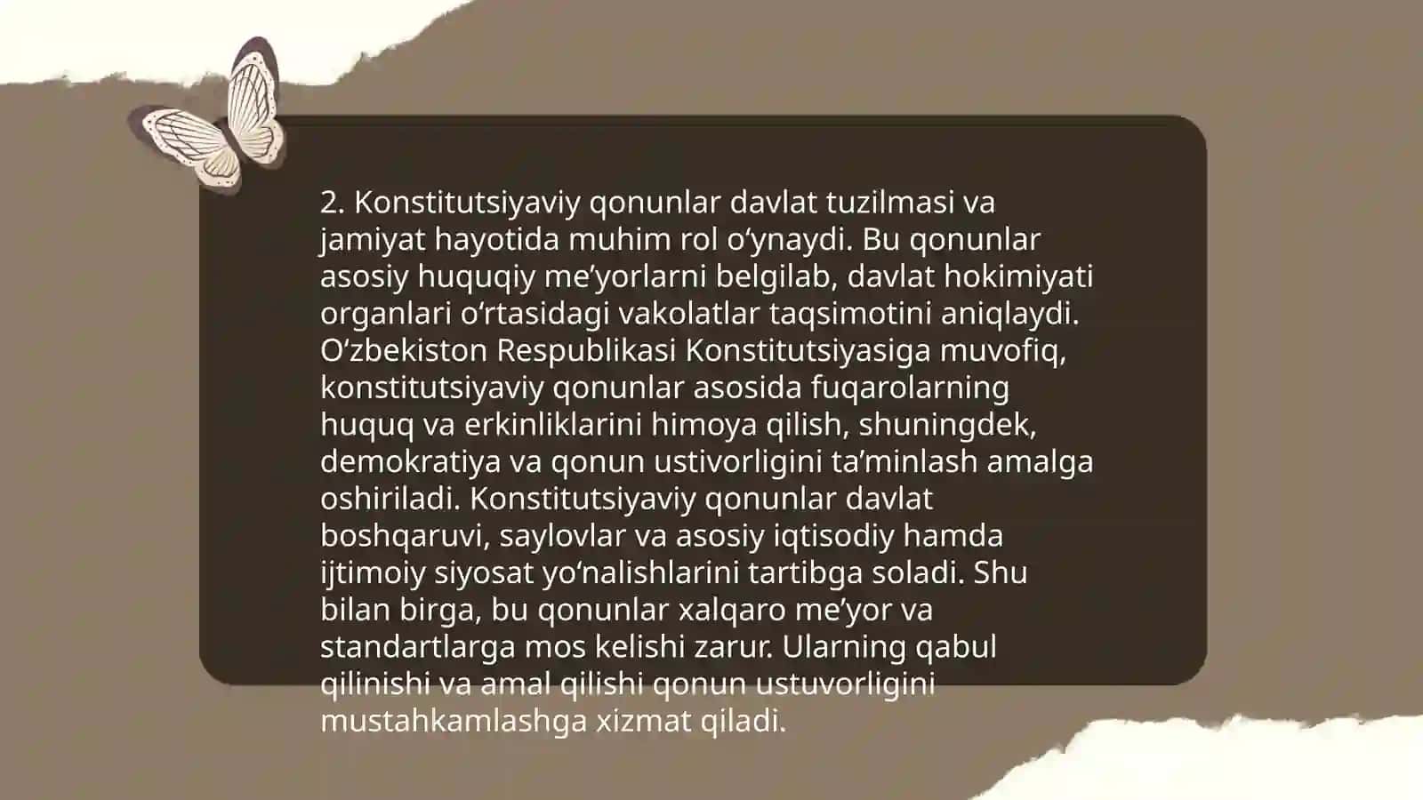 Oʻzbekiston Respublikasi konstitutsiyasiga oʻzgartirish va qoʻshimchalar kiritish tartibi 4