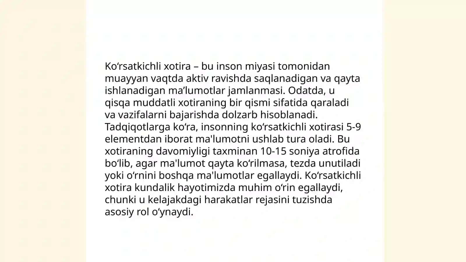 Xotira mexanizmi 4