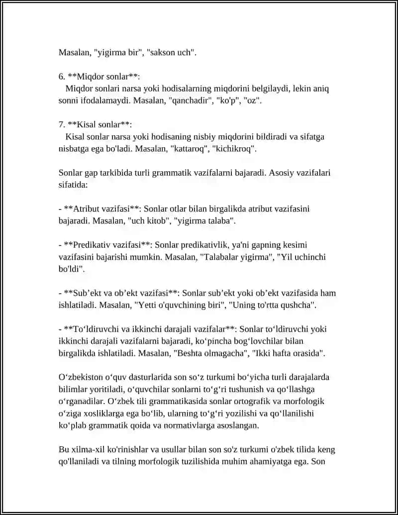 SON SO'Z TURKUMI 4