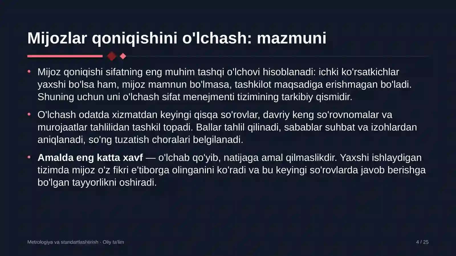 prodyuserlik markazlarida mijozlar qoniqishini o'lchash 1820 4