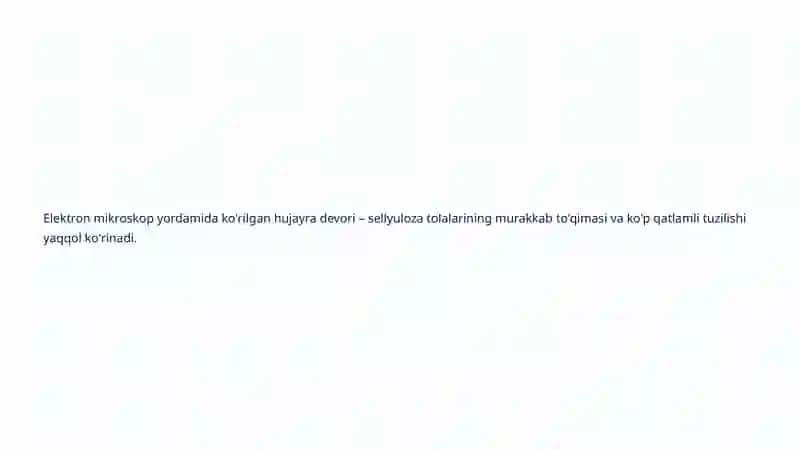 O'simlik hujayrasining xususiyatlari 4