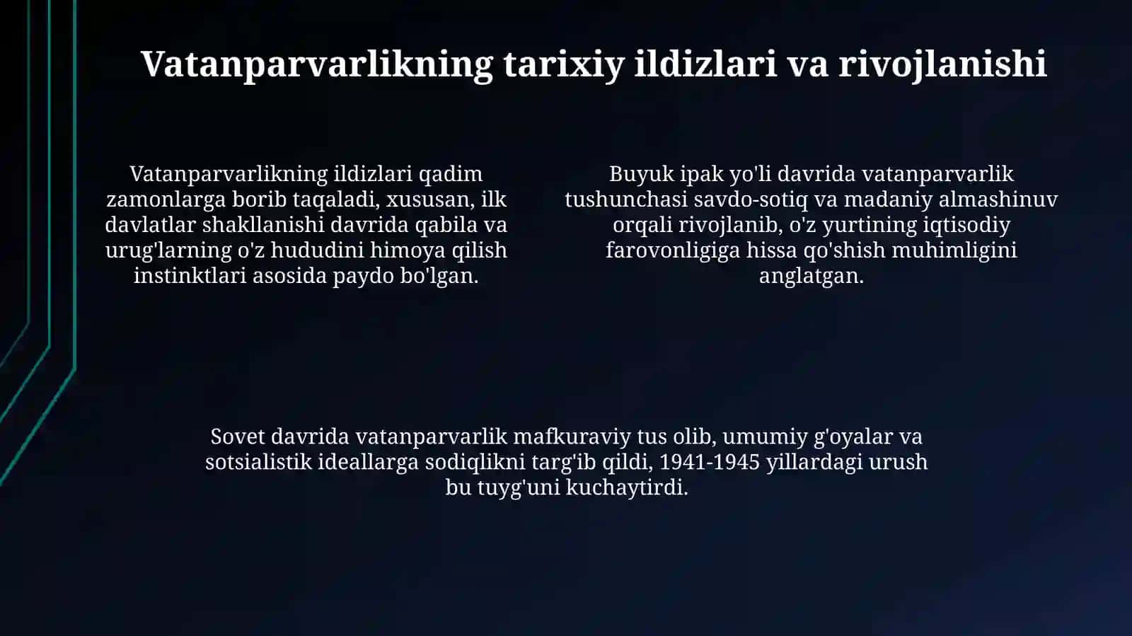 Vatanparvarlikni tarbiyalash 4