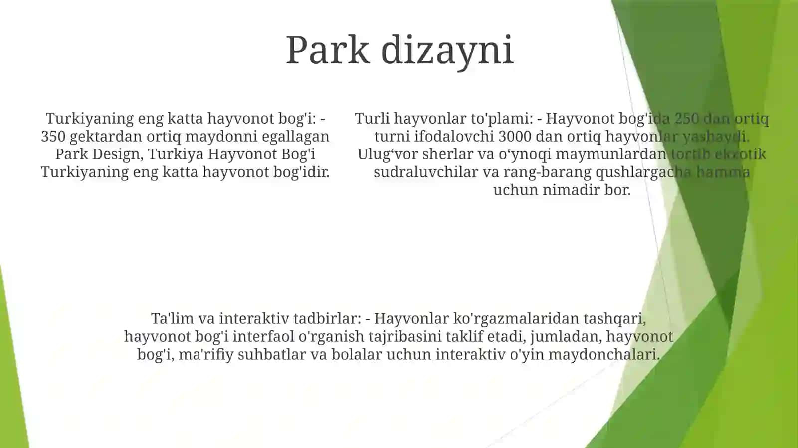Turkiya Hayvonot BogʻI 4