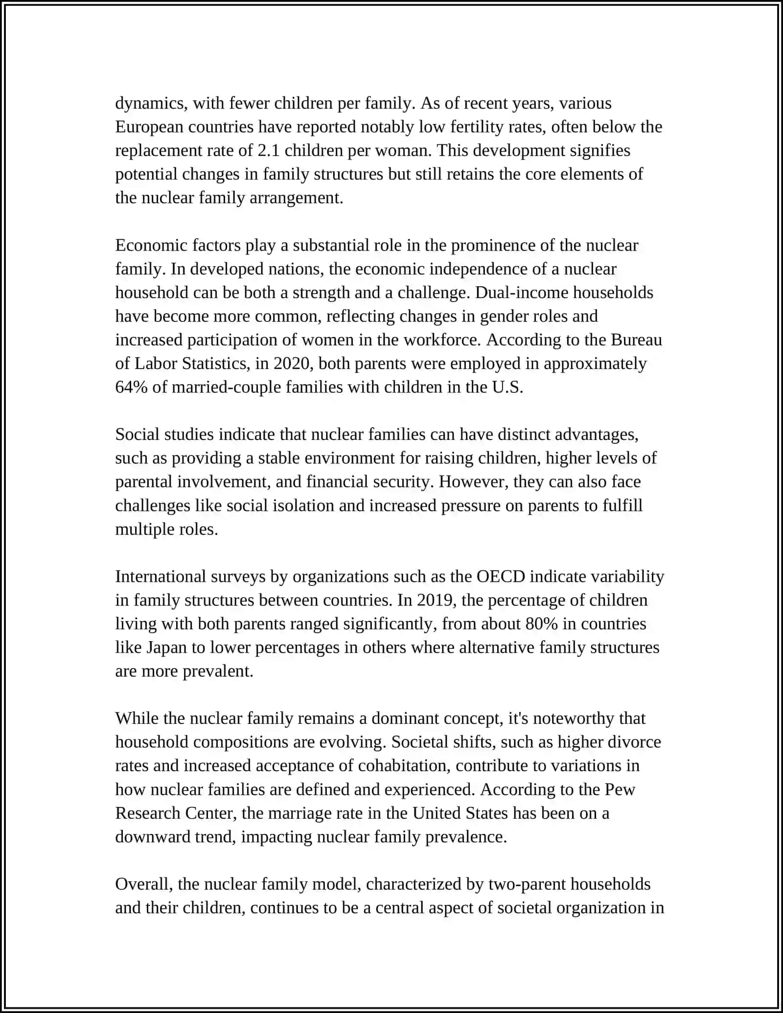 MUSTAQIL ISH: FAMILY STRUCTURE 4