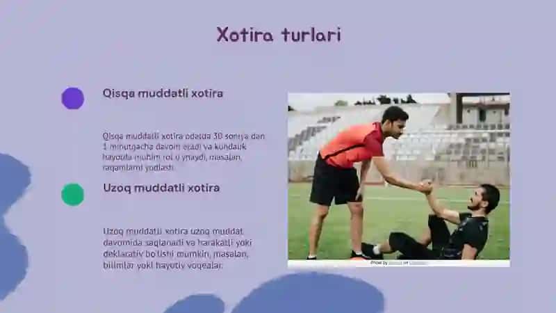 Xotira va uning turlari 4