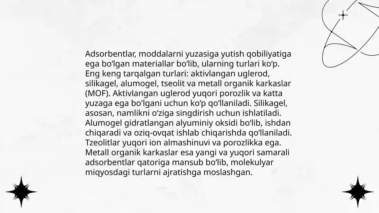 Adsorbsiya Rasulov Erkinjon 4