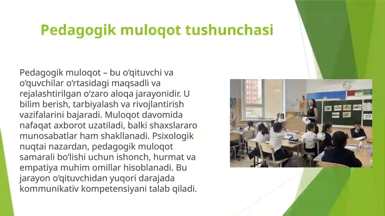 Pedagogik faoliyatda muloqot 4