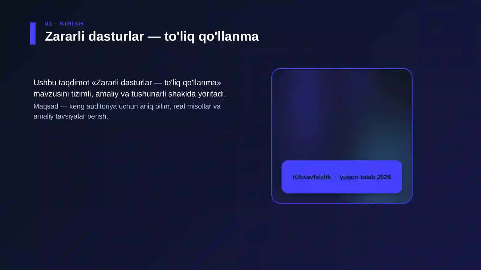 Zararli dasturlar — to'liq qo'llanma 4