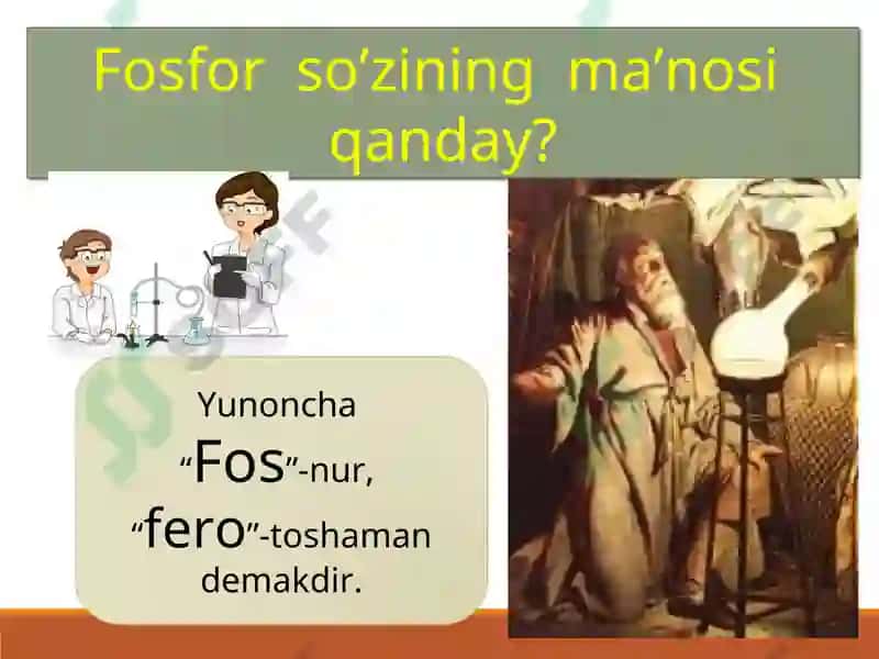 Fosforning xossalari 5