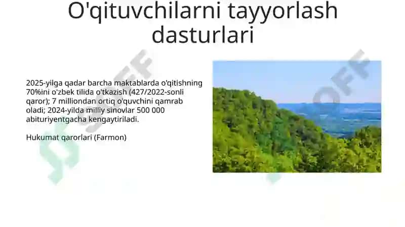 O'zbek Tilini Ta'lim 5
