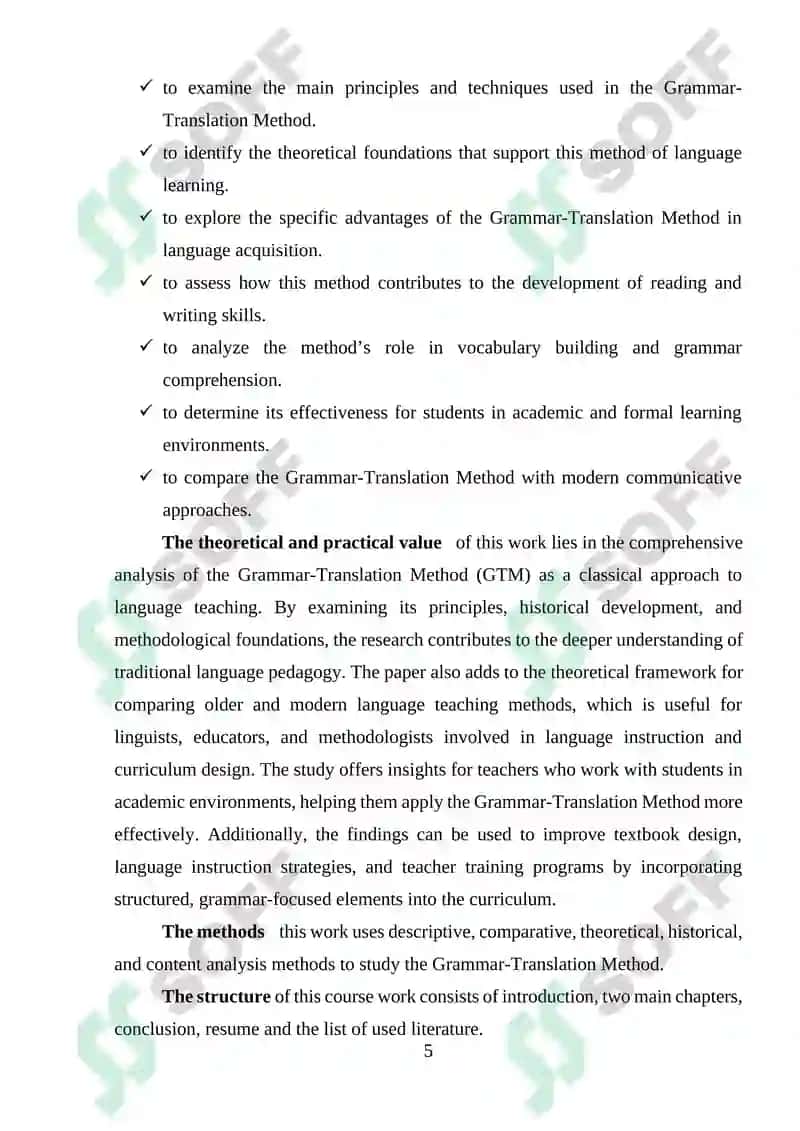 ADVANTAGES OF GRAMMAR TRANSLATION METHOD 5