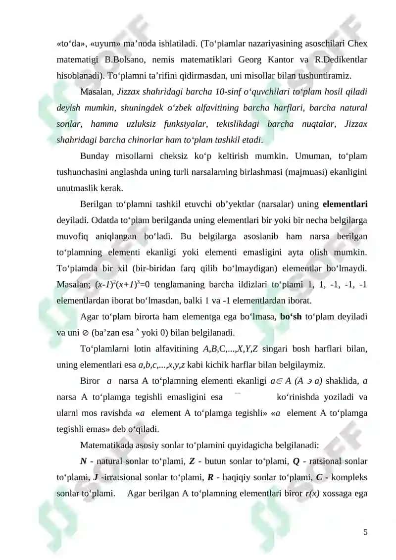 Algebralarning gomomorfligi va izamorfligi 5