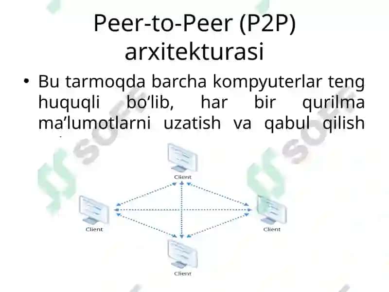 Tarmoq arxitekturasi 5