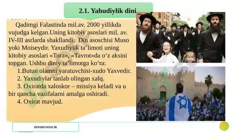 Milliy dinlar 5
