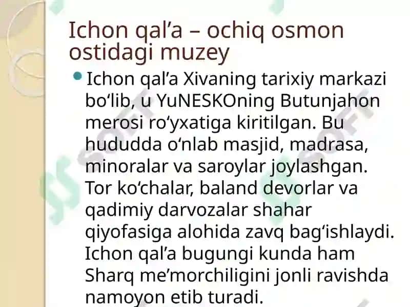 Xiva me’morchiligi 5