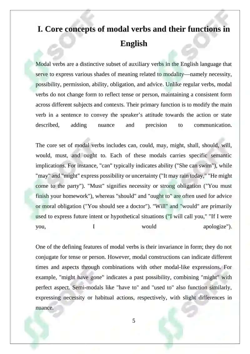 Modal Verbs 5