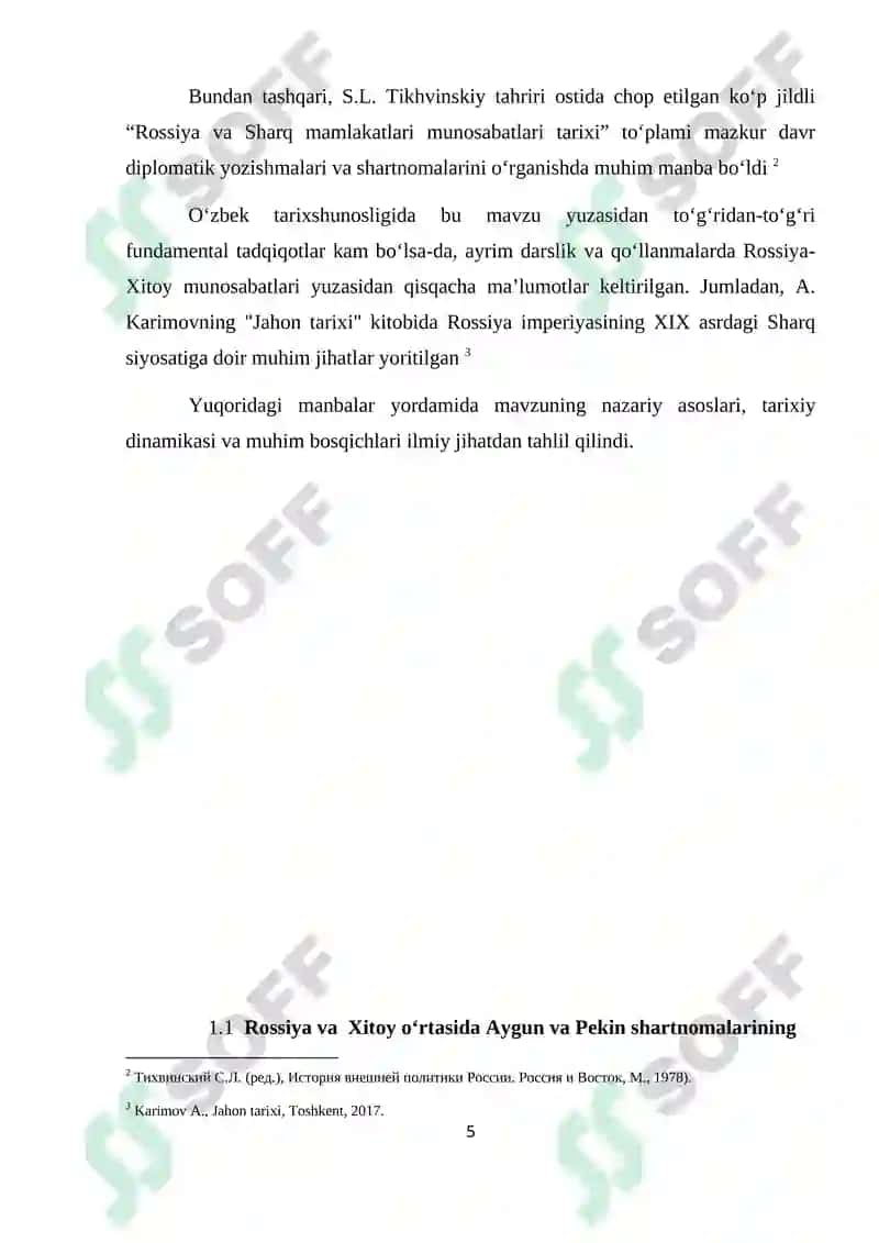 Rossiya va Xitoy munosabatlari 5