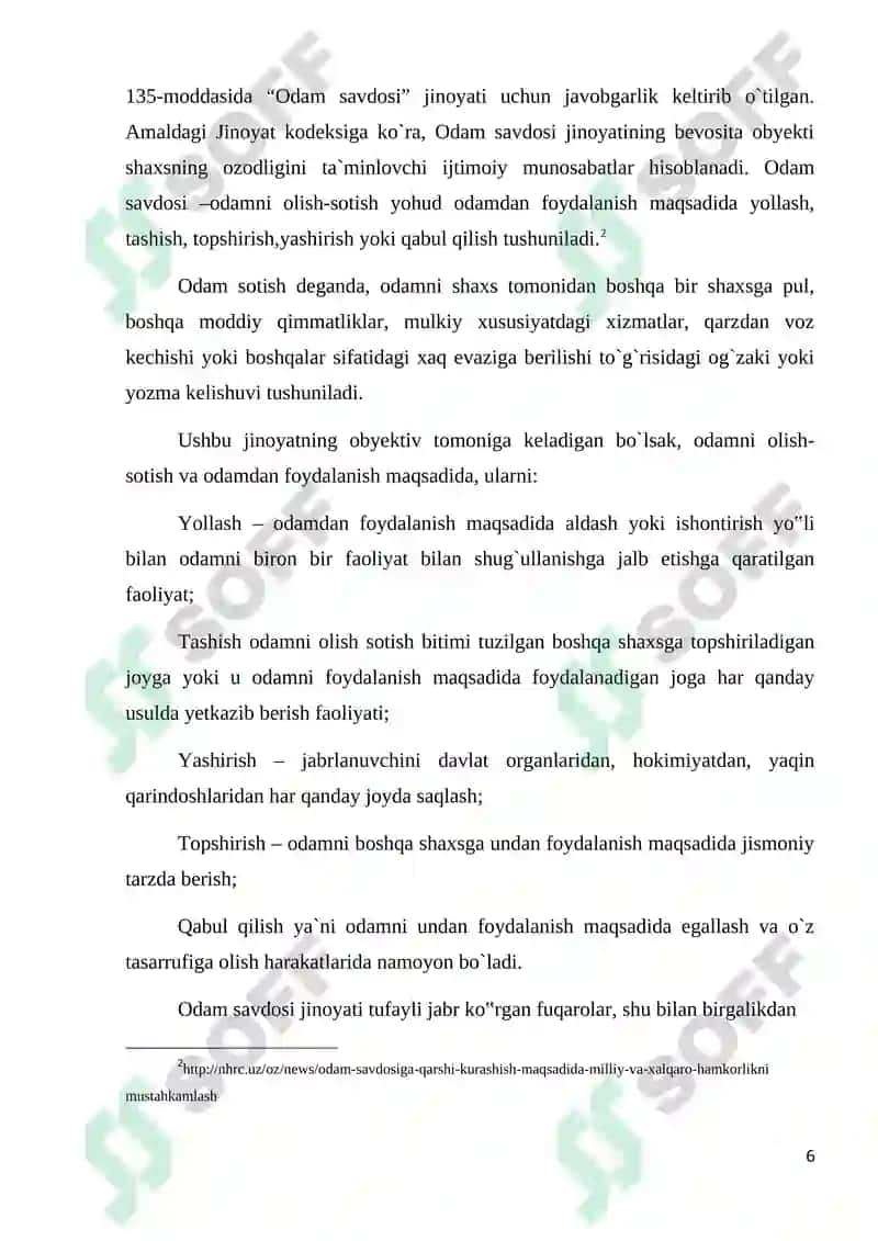 Odam savdosi 6
